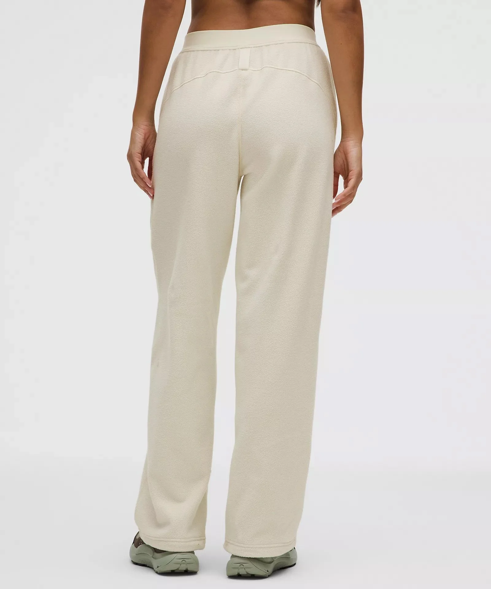 Tumbled Fleece Mid-Rise Relaxed-Fit Hiking Pant - Light Ivory
