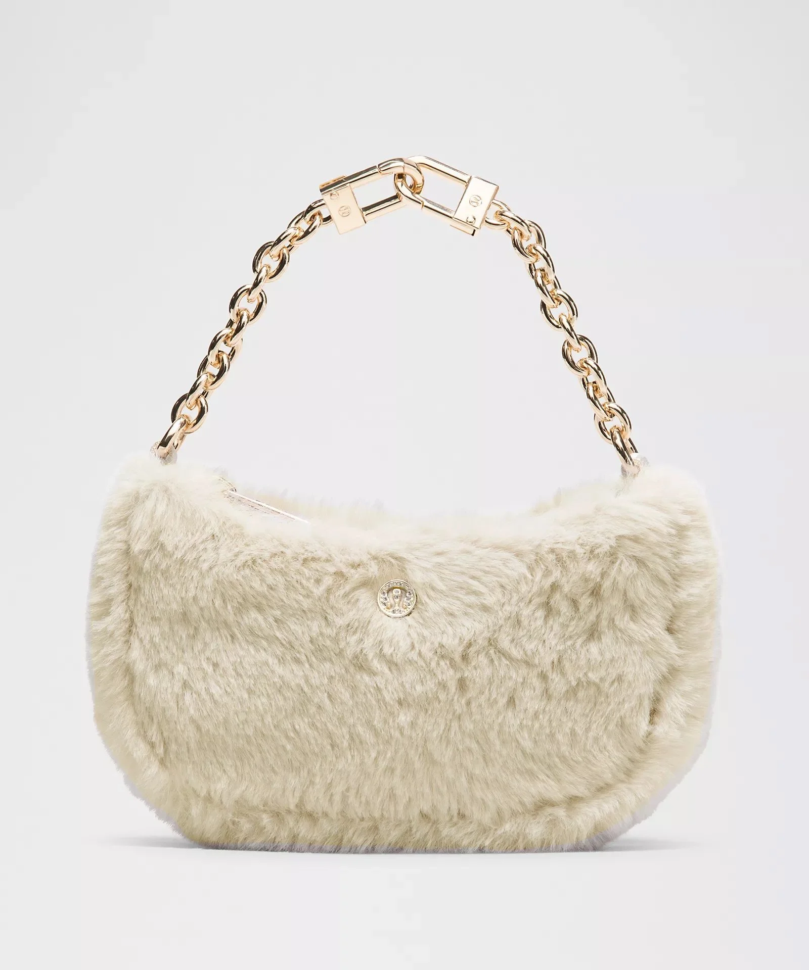 City Essentials Nano Shoulder Bag Plush Fleece - Natural Ivory