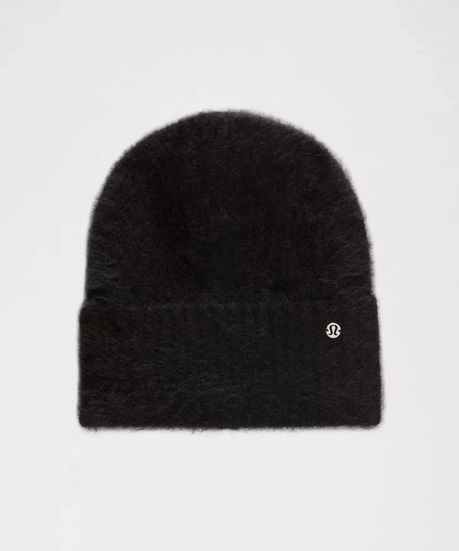 Fuzzy Cashmere Beanie - Black