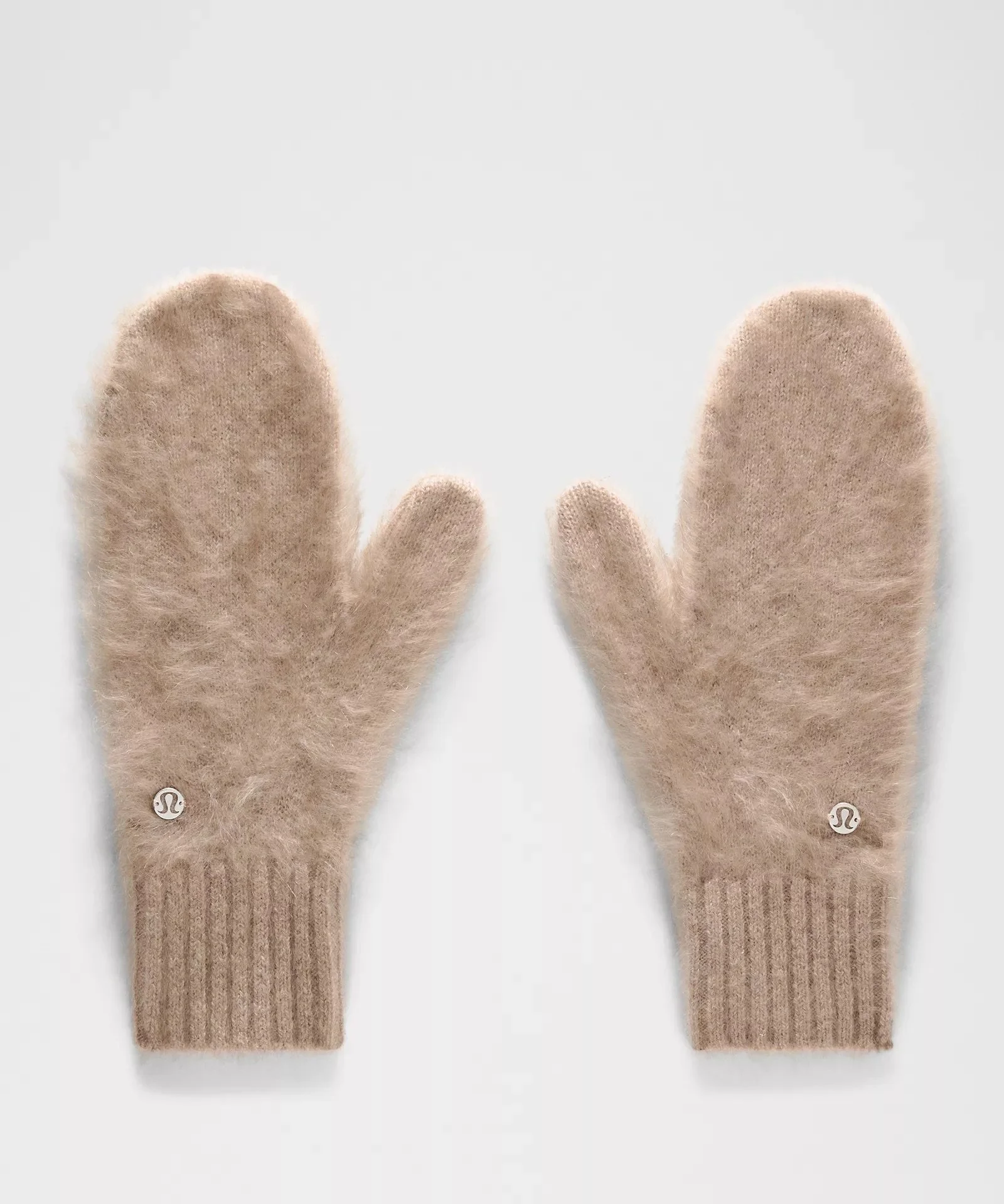 Fuzzy Cashmere Mittens - Nutmeg
