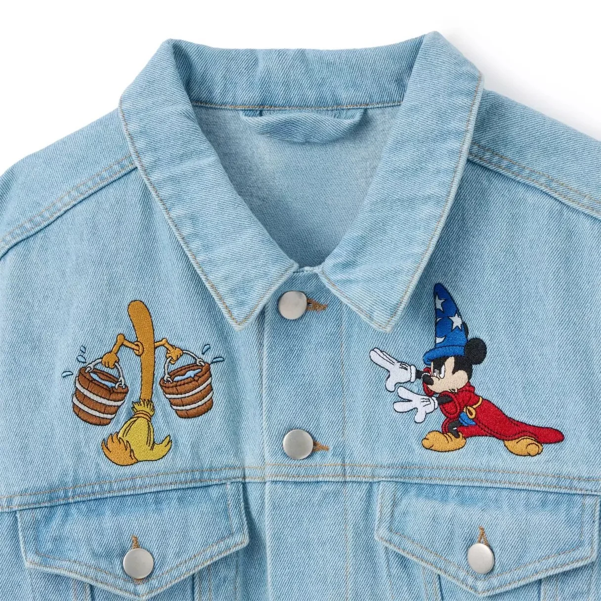Sorcerer Mickey Mouse Denim Jacket