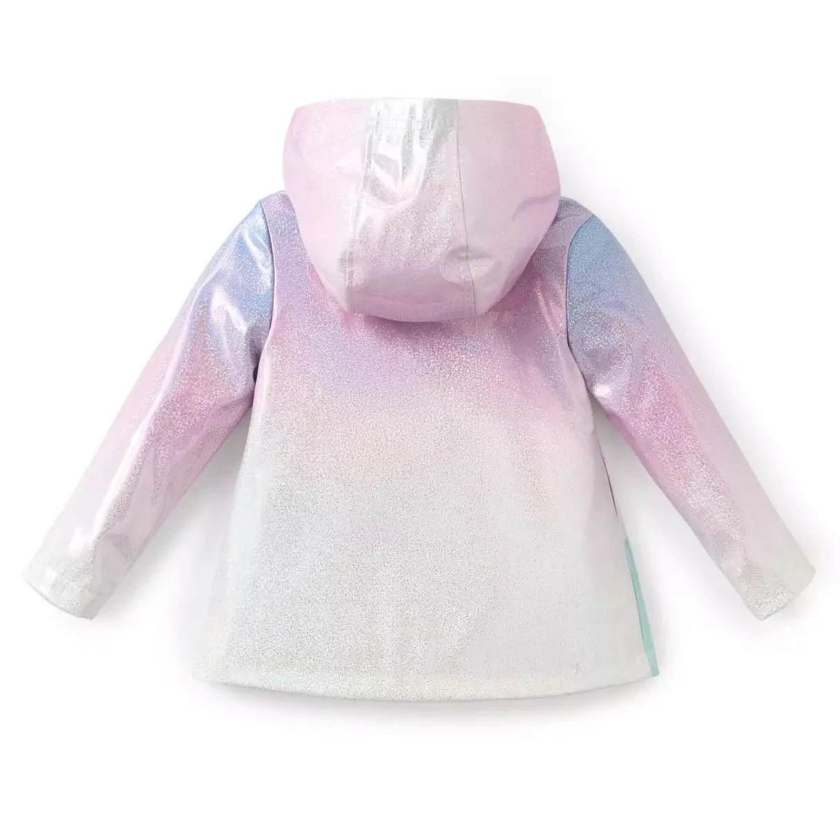 Anna and Elsa Glitter Rain Jacket