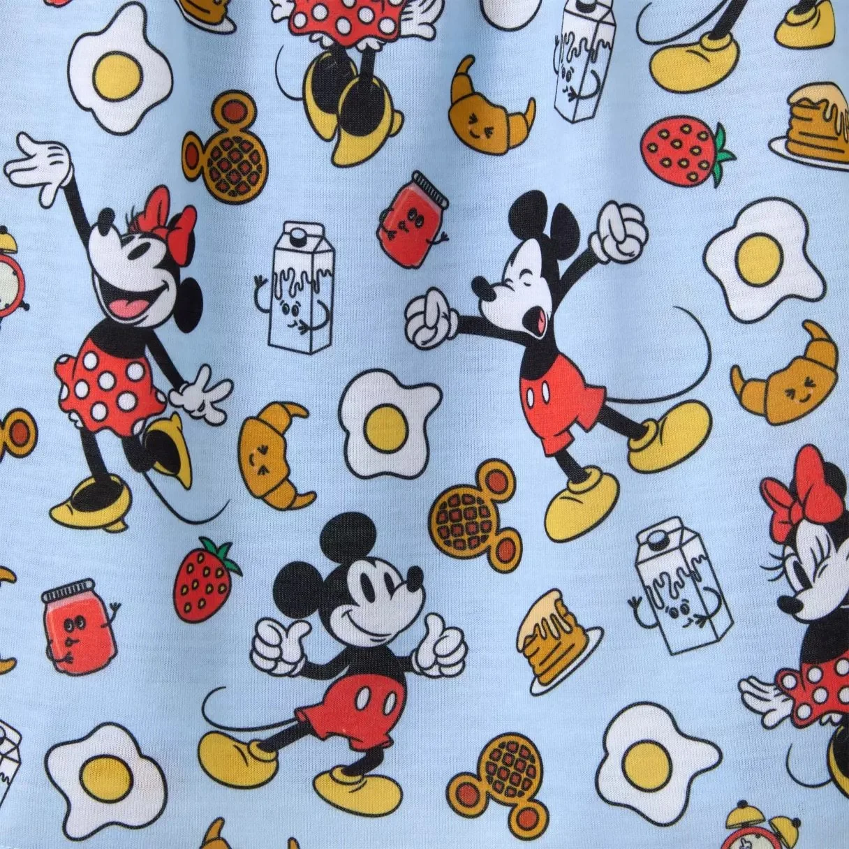 Kids Mickey &amp; Minnie Breakfast Nightshirt