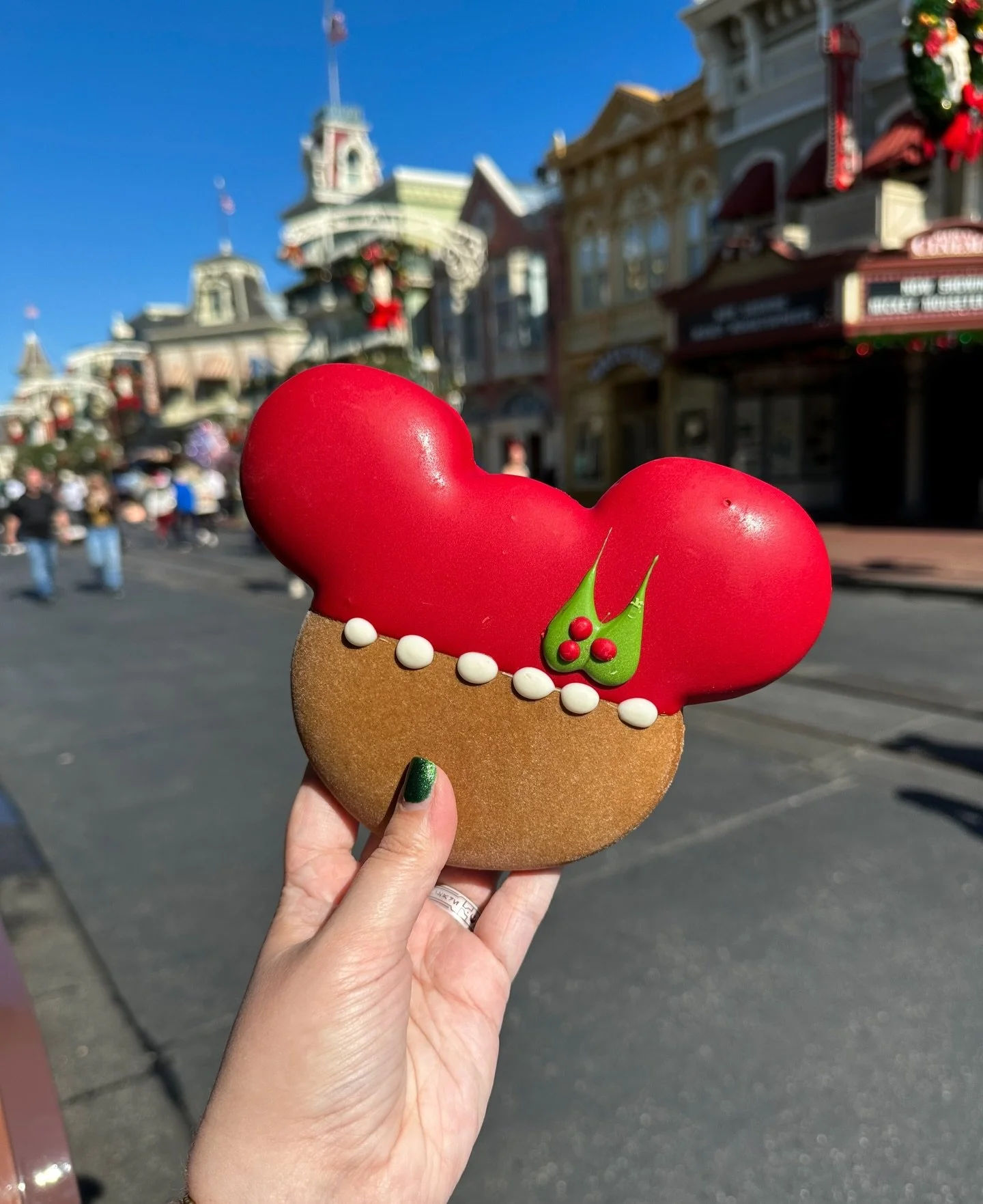 Magic Kingdom during the holidays 😍 >>>

I recently spent an afternoon in Magic Kingdom grabbing my favorite gingerbread, trying a seasonal Joffrey&rsquo;s coffee, and enjoying the decor. We&rsquo;re doing a 12 Days of Vlogmas full of holid