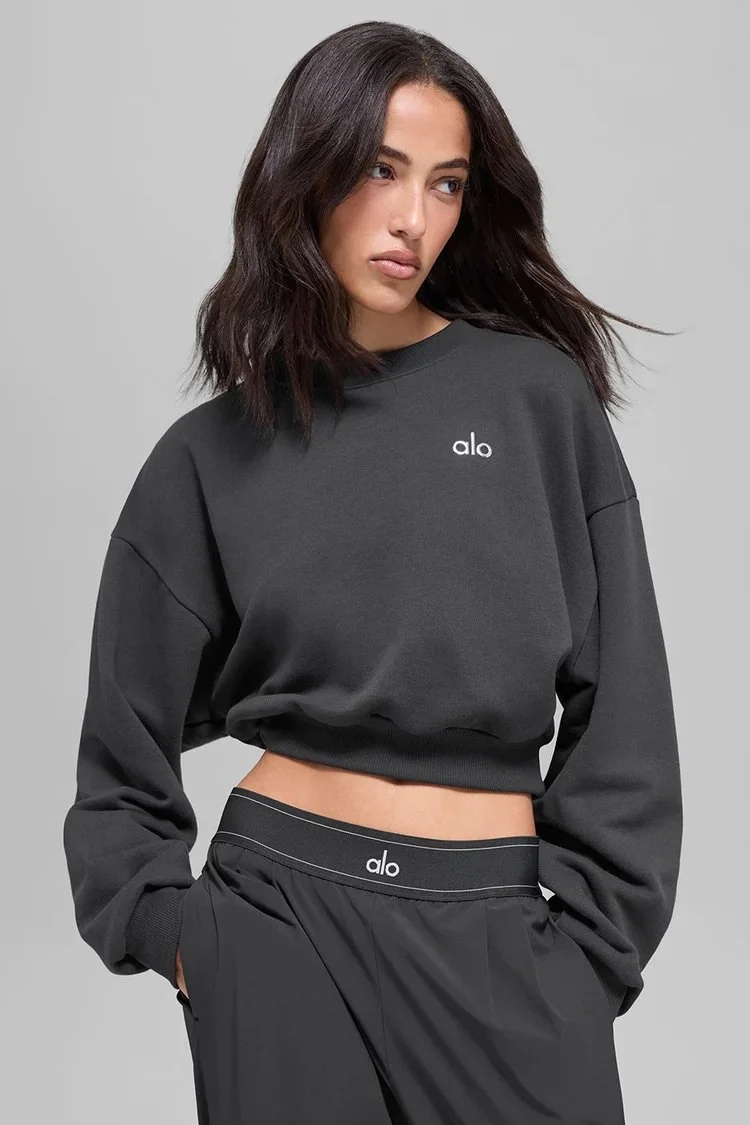 Cropped Accolade Crewneck