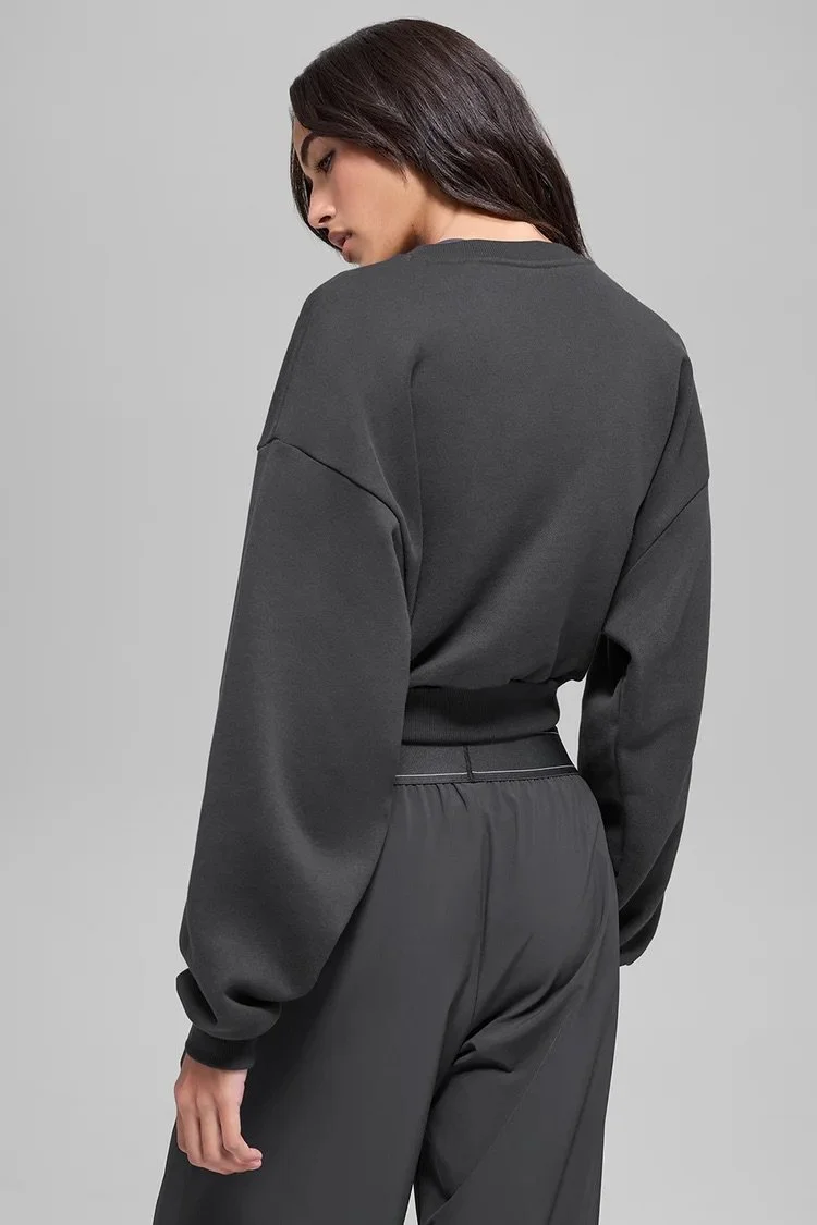 Cropped Accolade Crewneck