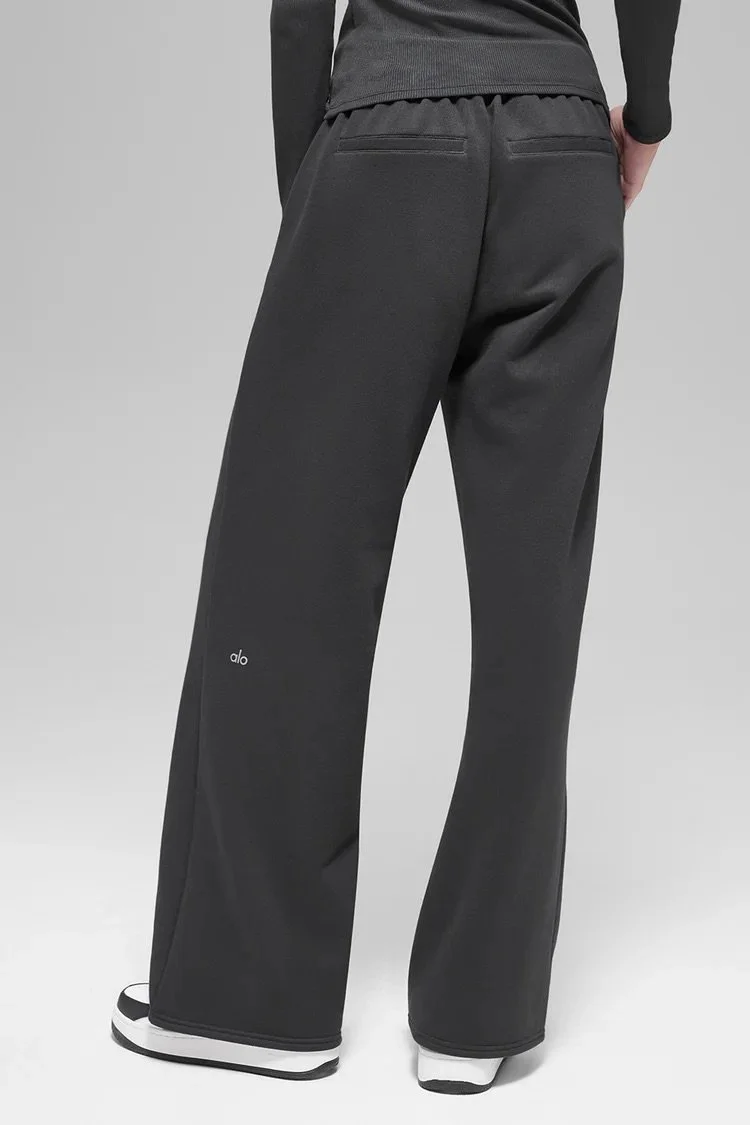 High-Waist Sweatpant Trouser