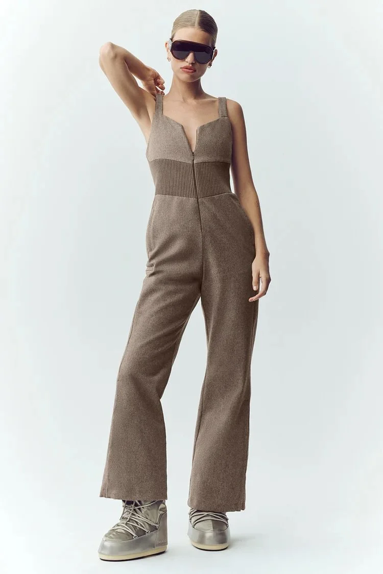 Wool Blend Bunny Slope Bib