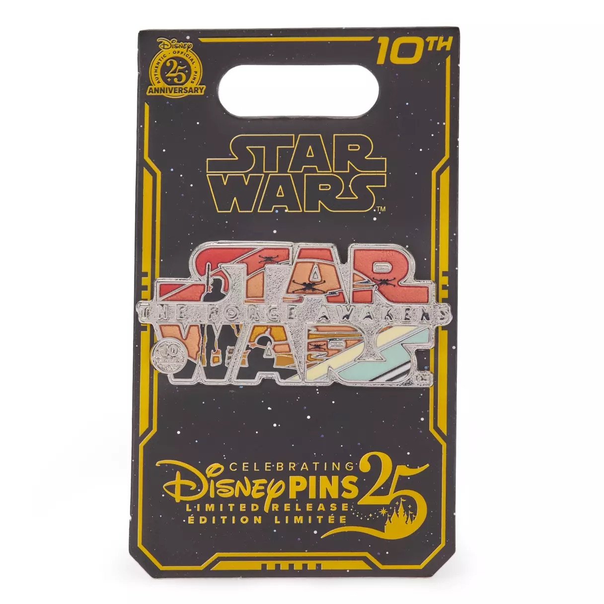 Star Wars: The Force Awakens 10th Anniversary Logo Pin
