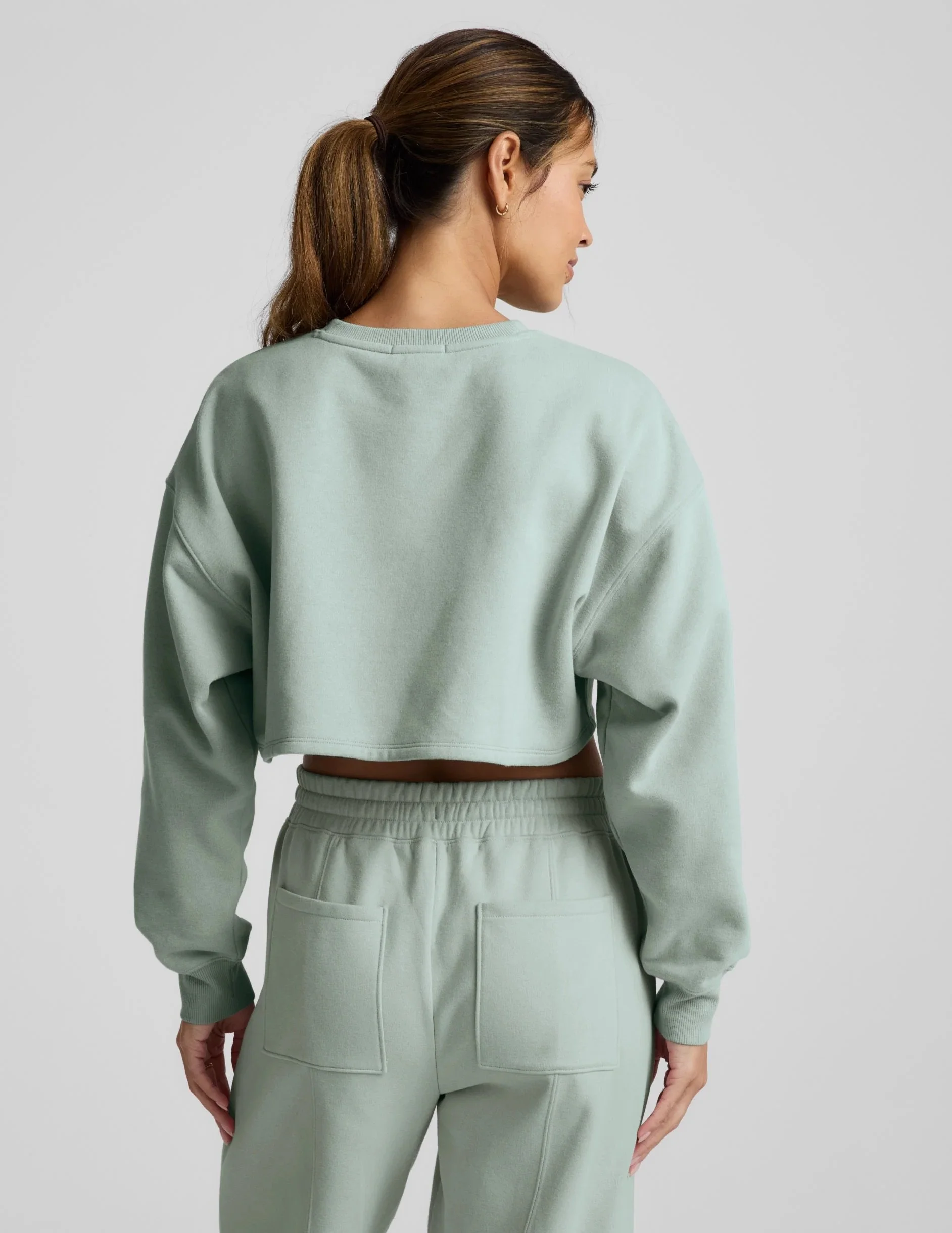LuxeFleece Cropped Sweatshirt