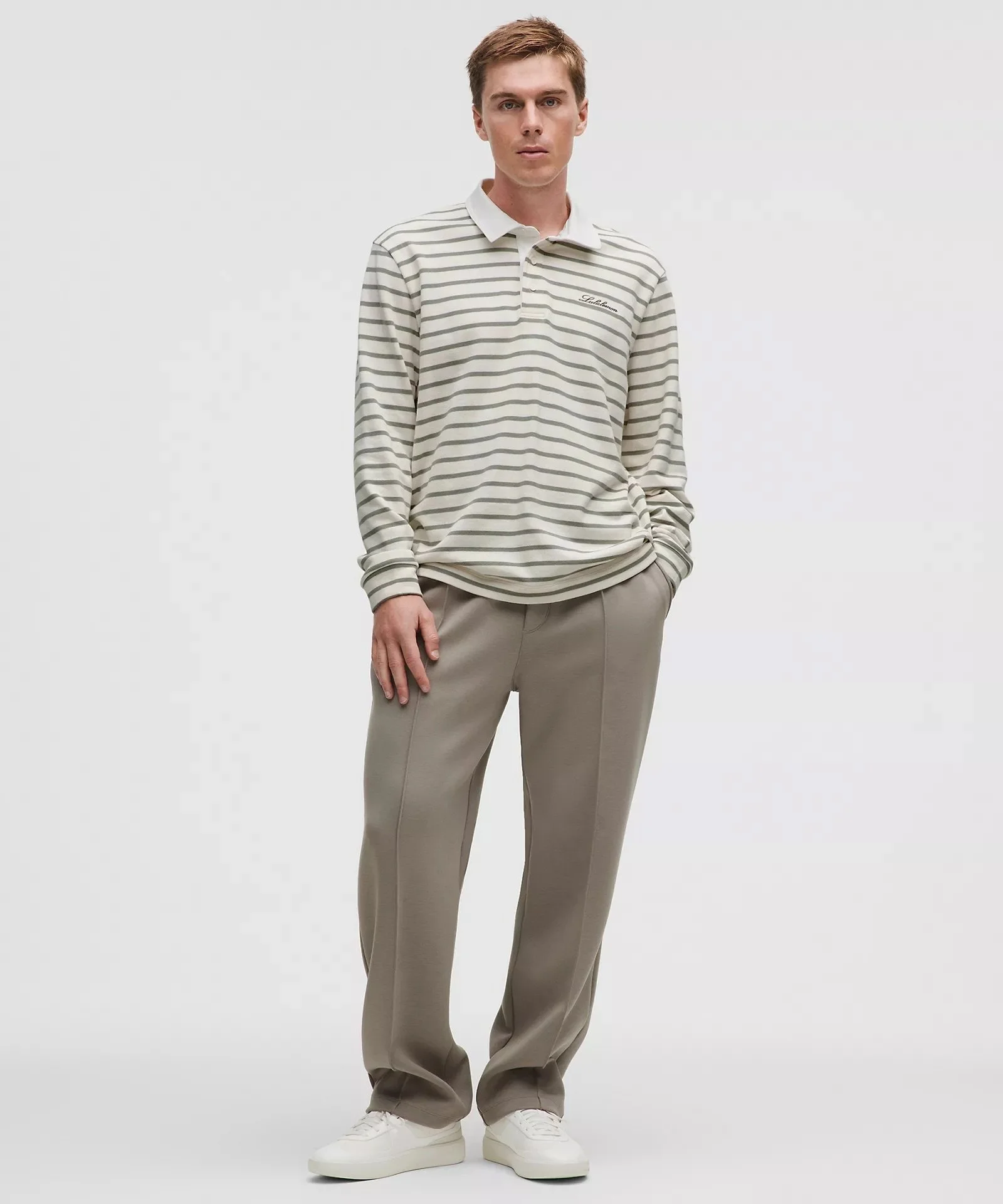 Long-Sleeve Rugby Shirt Embroidery