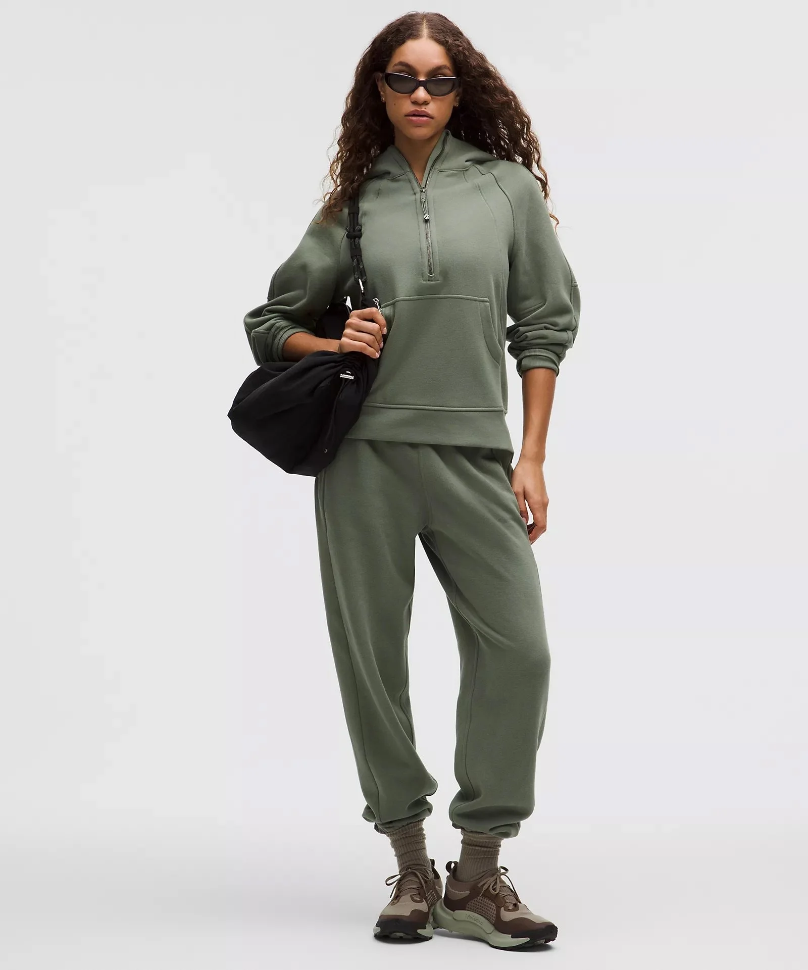 Scuba Oversized Half-Zip Hoodie