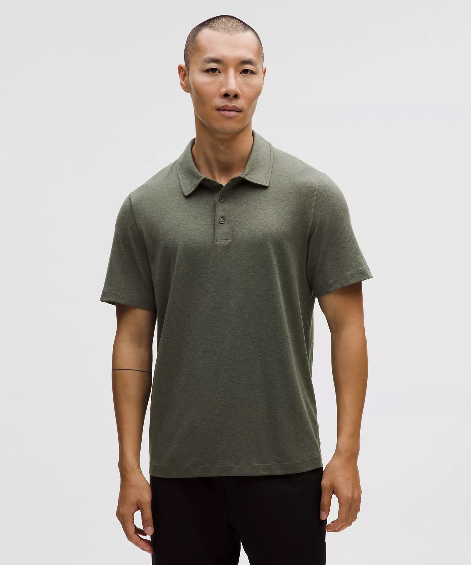 Soft Jersey Short-Sleeve Polo Shirt