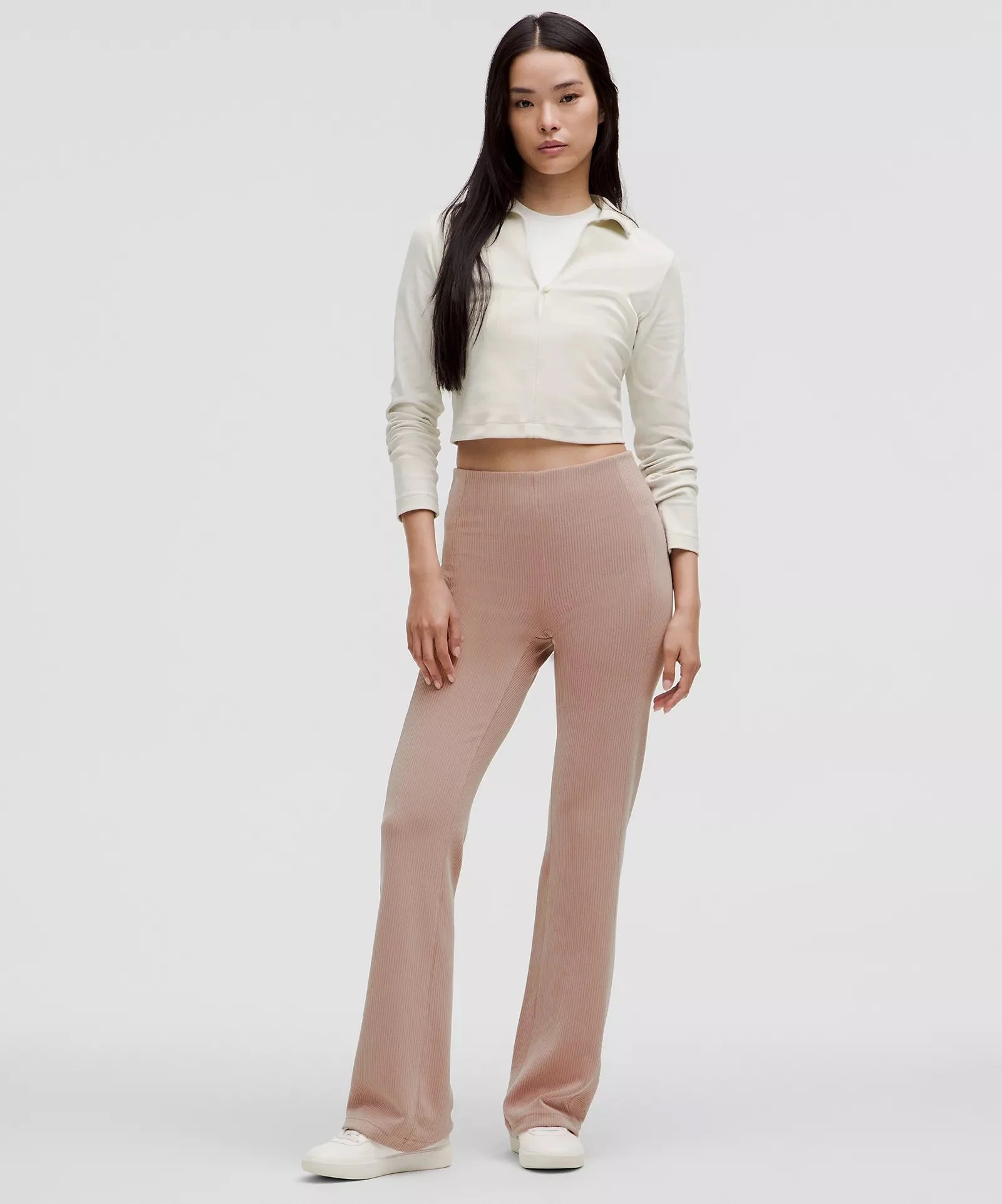 Ribbed Softstreme Flared Pant