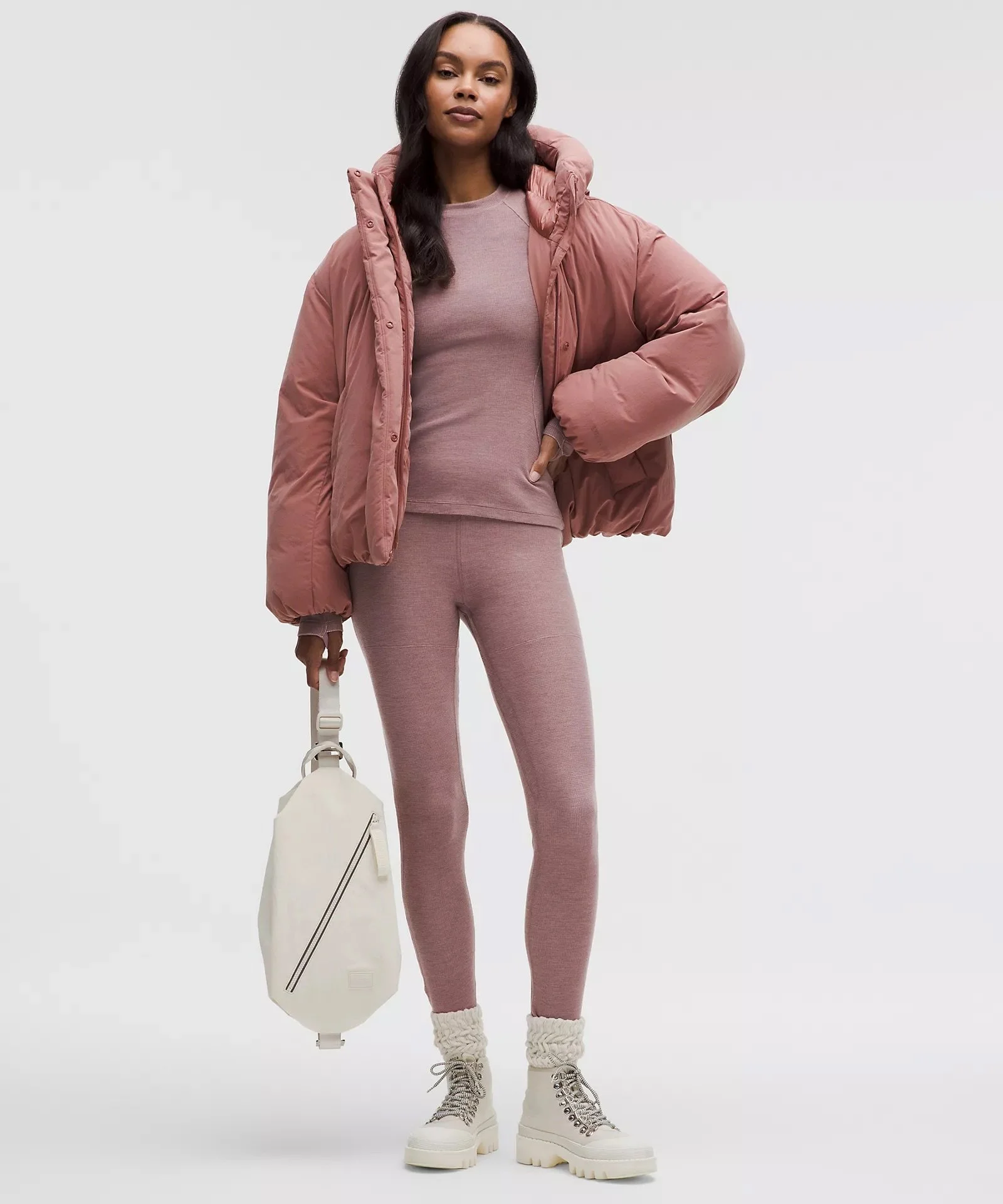 lululemon ギャザーNuluミディタンクドレスTwilight Rose 【公式通販】