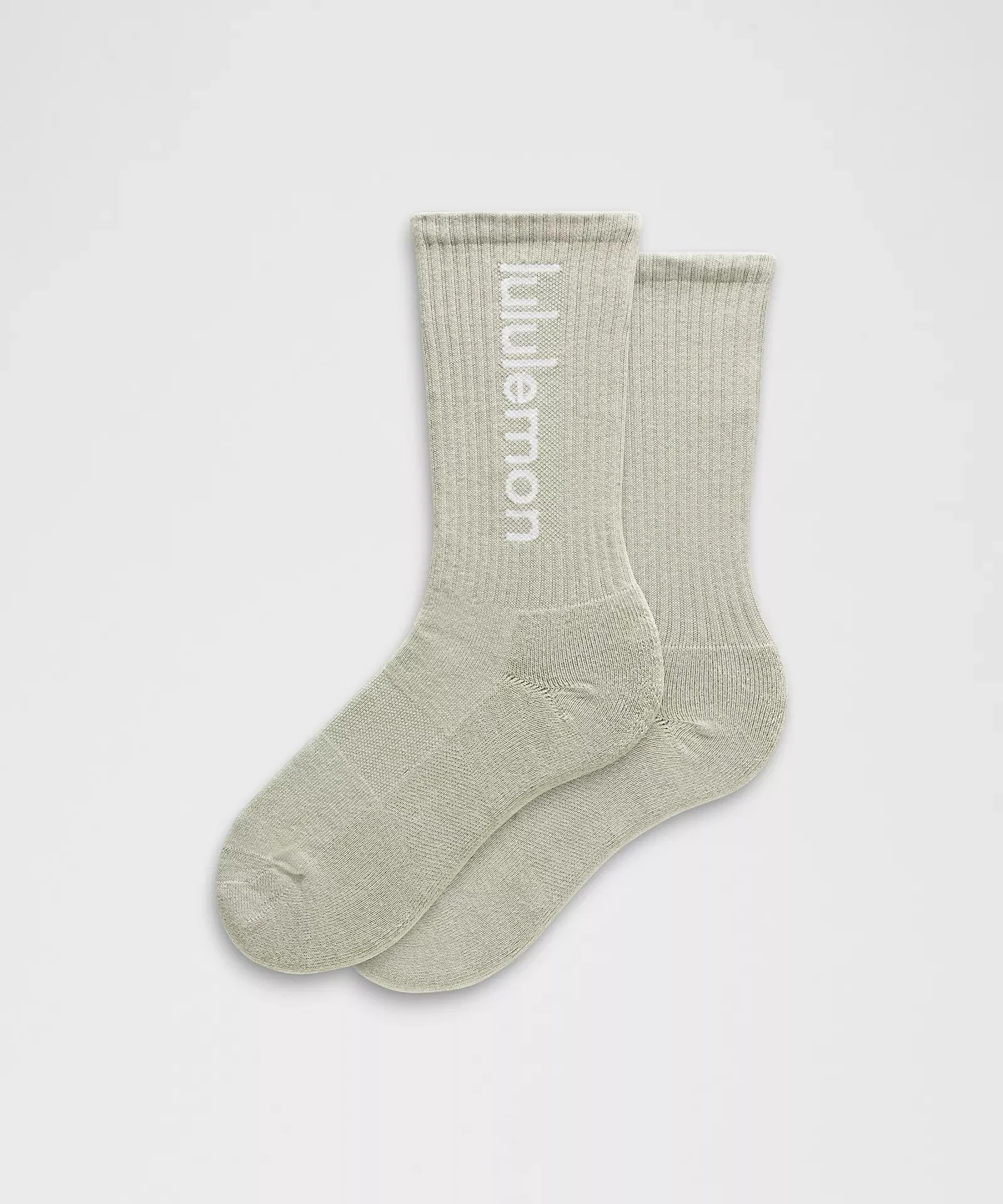 Daily Essential Crew Socks Wordmark