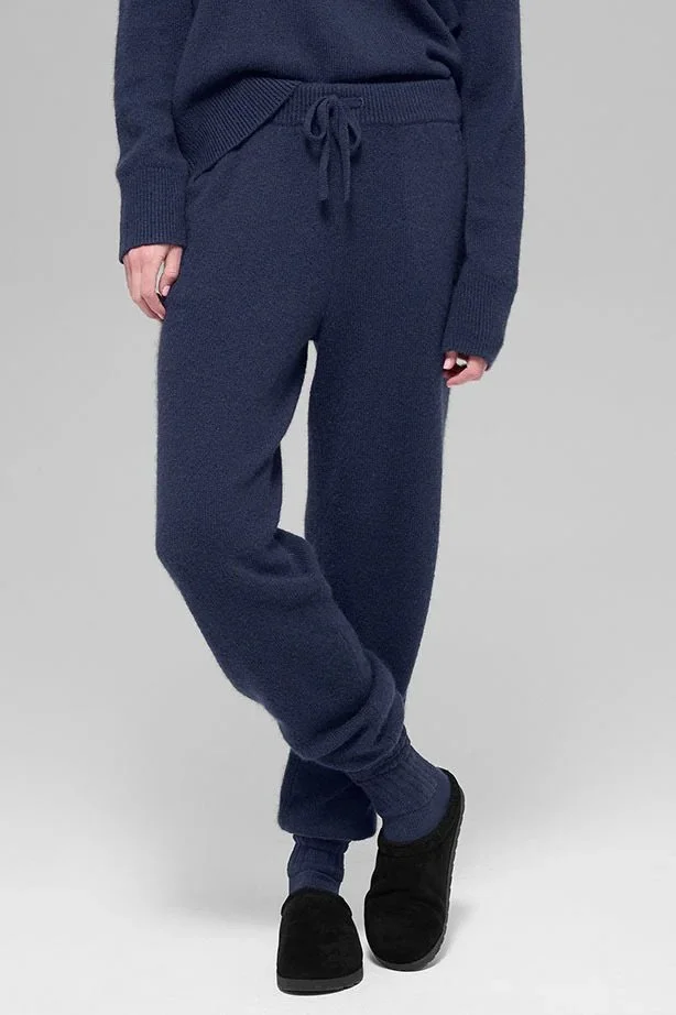 Wool Cashmere High-Waist New Class Jogger