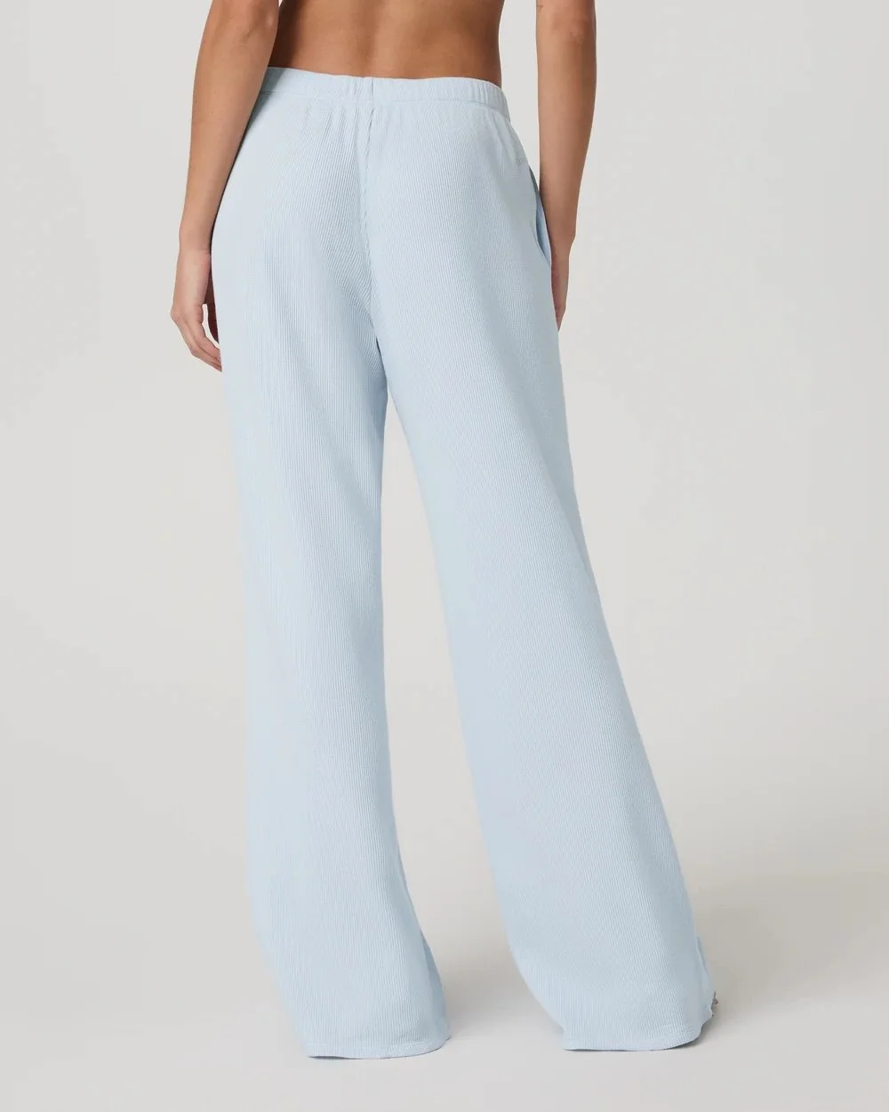 Waffle Wideleg Pant