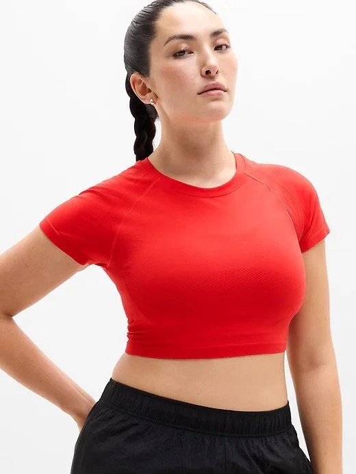 Momentum Flex Crop Tee