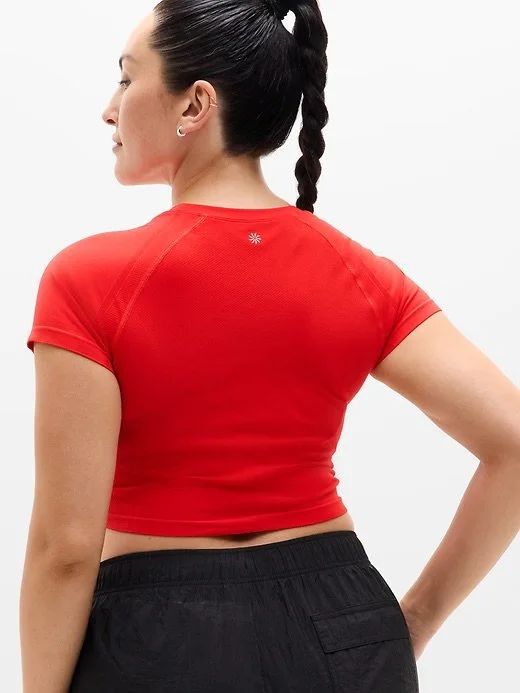 Momentum Flex Crop Tee