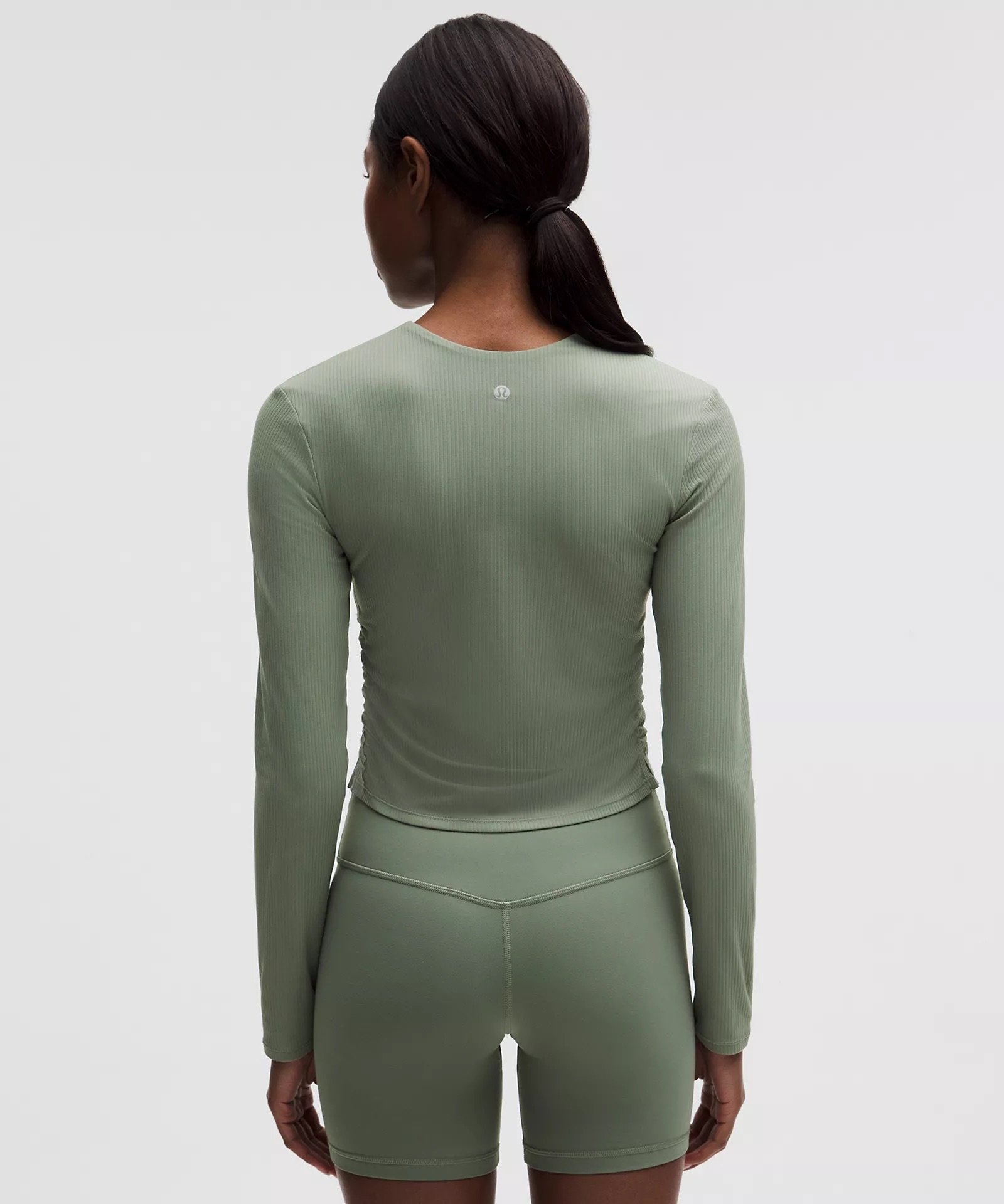 All It Takes Ribbed Nulu V-Neck Long-Sleeve Shirt