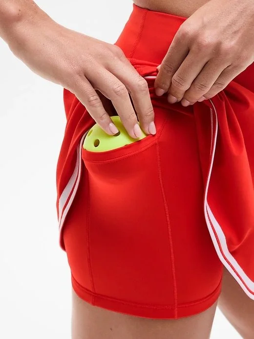 Crosscourt High Rise Tipped 14" Skort