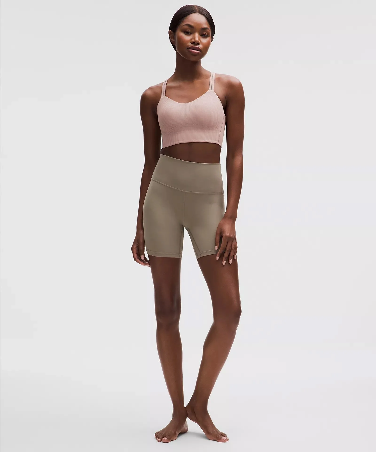 Like a Cloud Ribbed Longline Bra B/C Cup