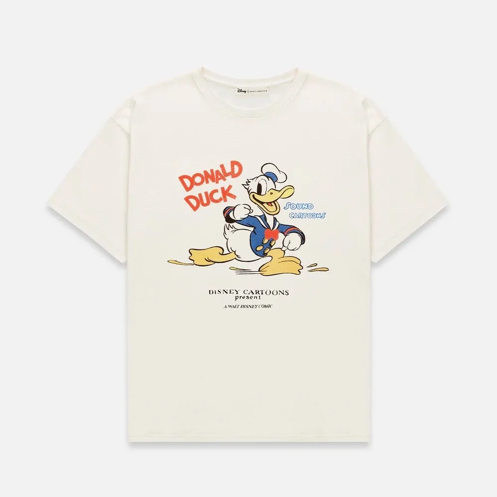 Donald Duck Vintage White T-Shirt