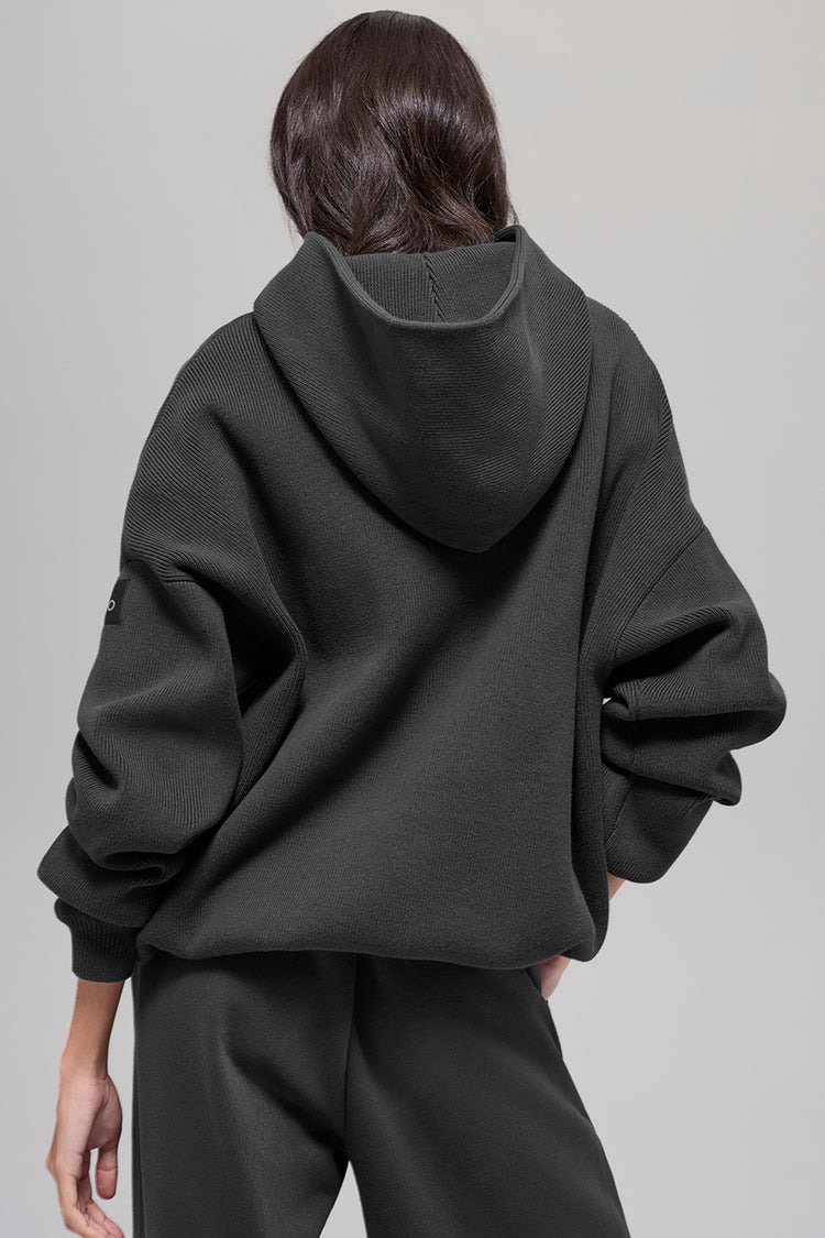 Alo Yoga Double Take パーカー Anthracite Alo Yoga Double Take 