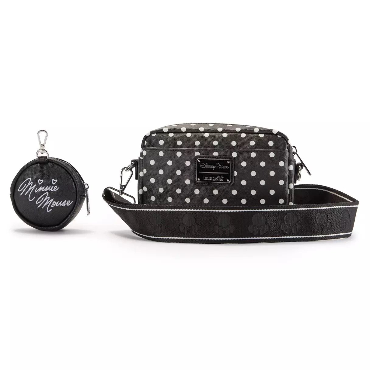 Minnie Loungefly Crossbody Bag &amp; Coin Pouch Set