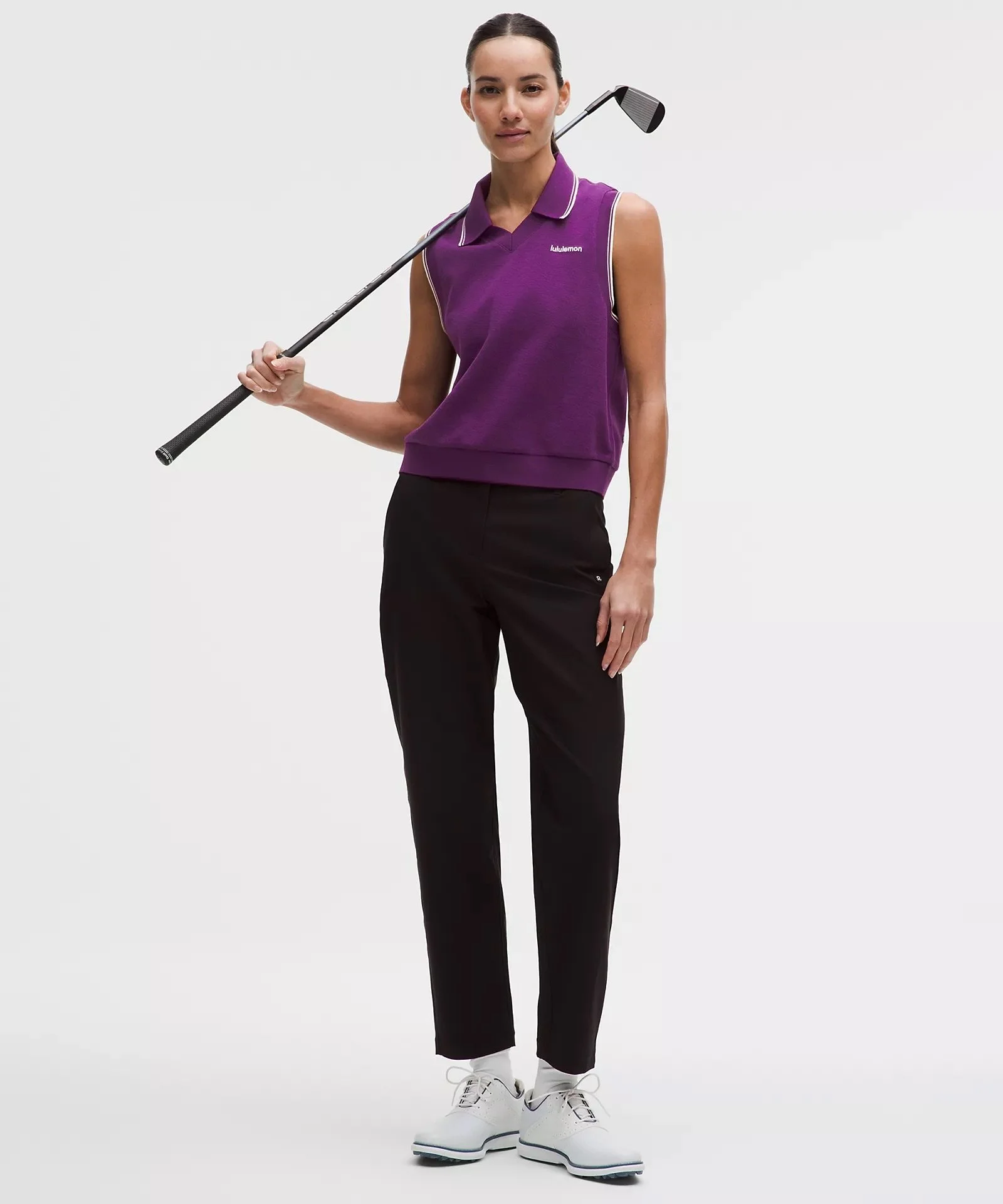 Cotton-Blend Golf Vest