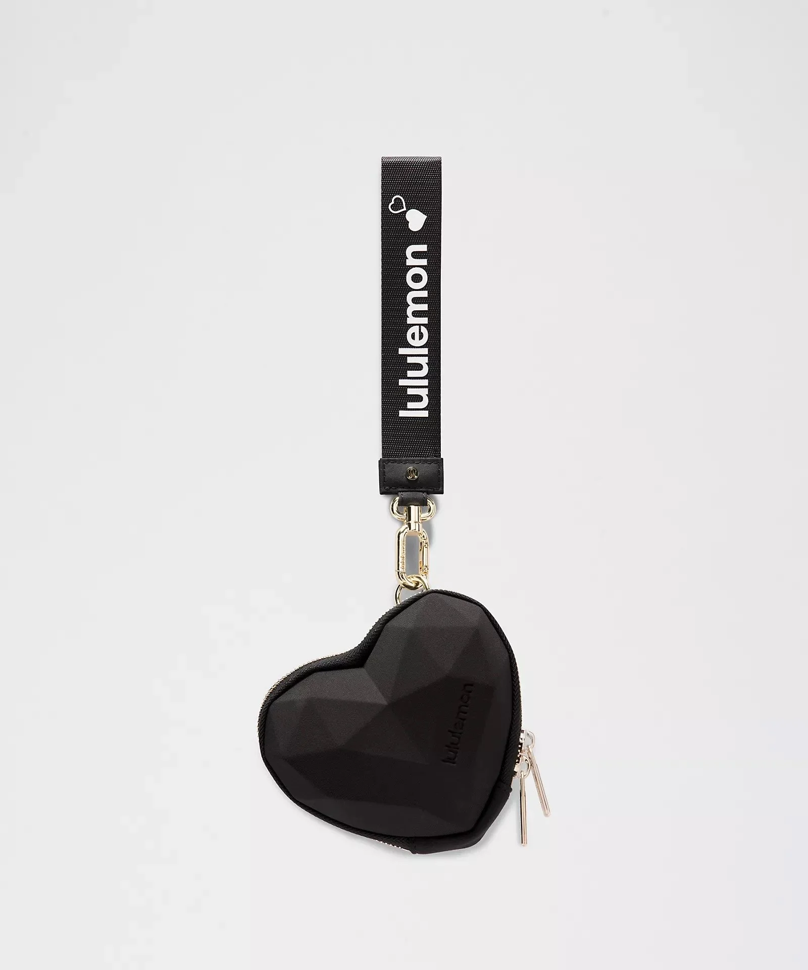 Heart Wristlet - Black