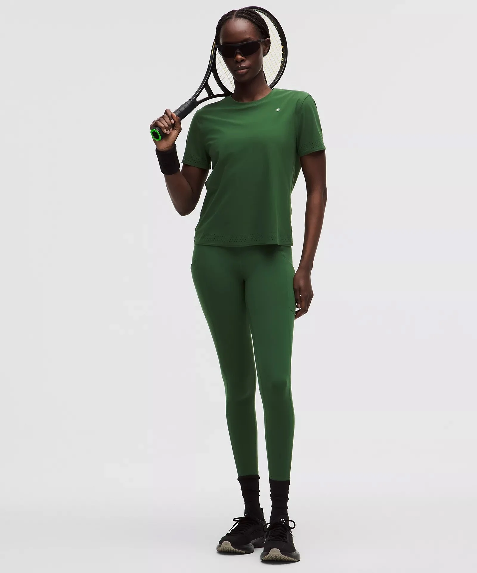 Ventilated Short-Sleeve Tennis Shirt