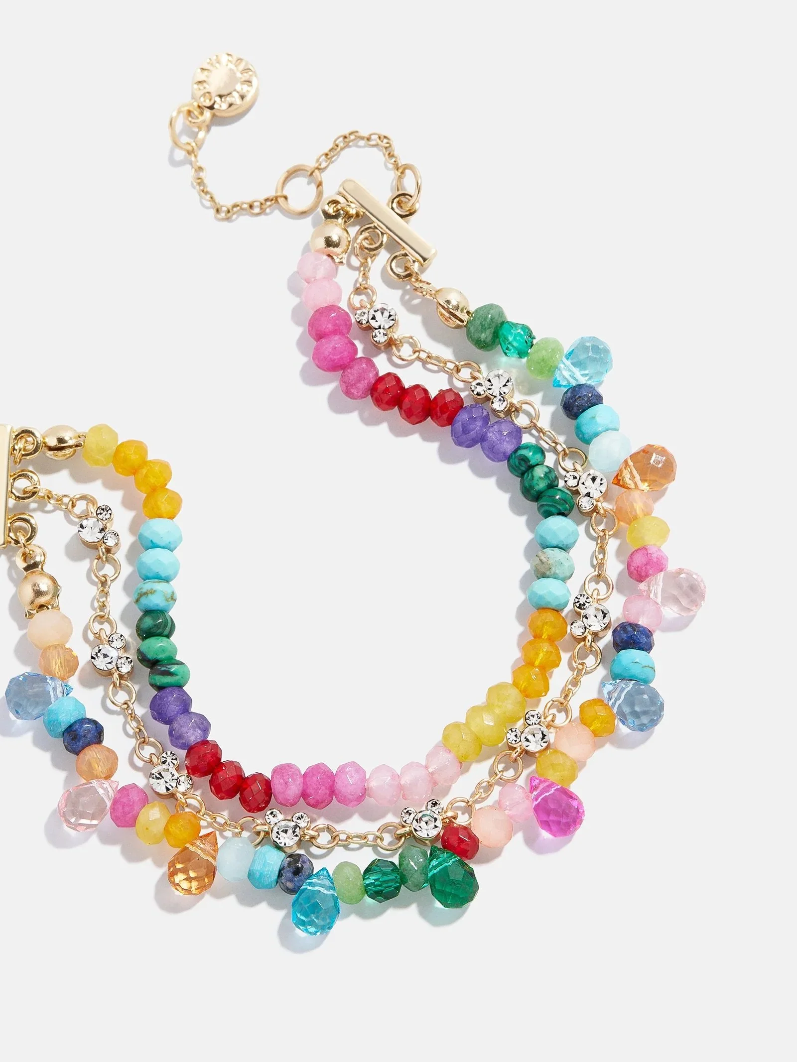 Mickey Mouse Semi-Precious Layered Bracelet