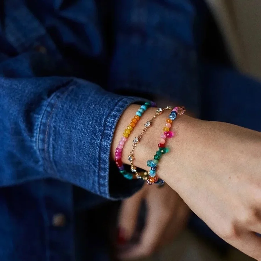 BaubleBar Disney Mickey Mouse Semi-Precious Layered Bracelet Collection