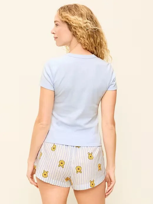 Winnie the Pooh Short Sleeve Ringer T-Shirt