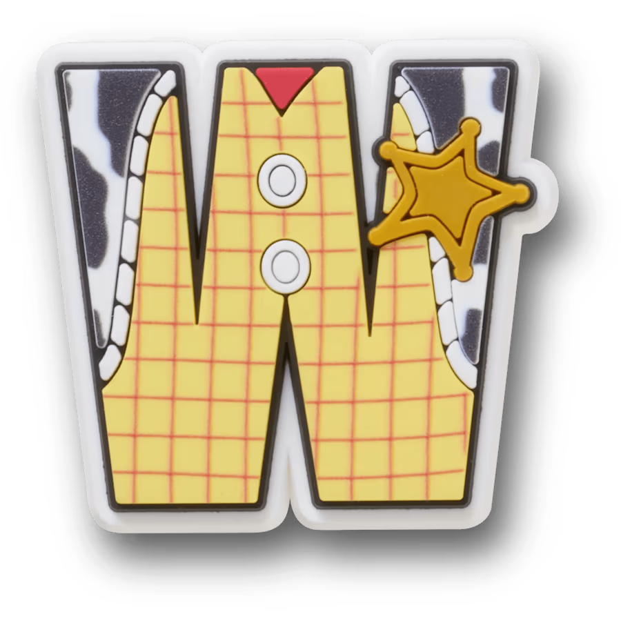 Disney Alphabet W Jibbitz