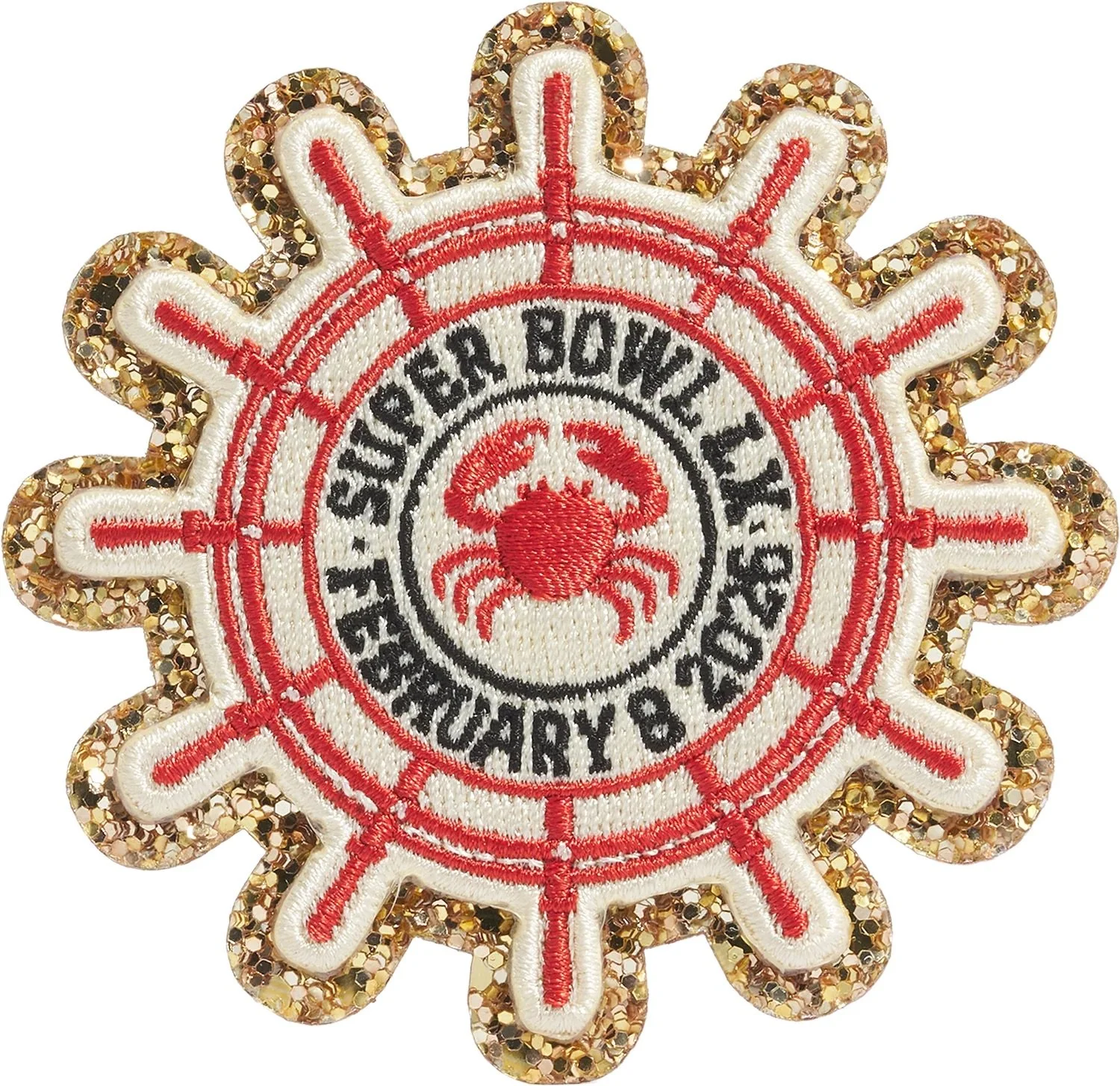 Ship's Wheel Super Bowl Patch