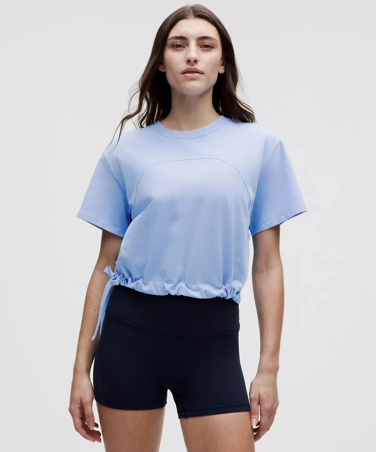 Cinch-Hem Heavyweight Cotton T-Shirt