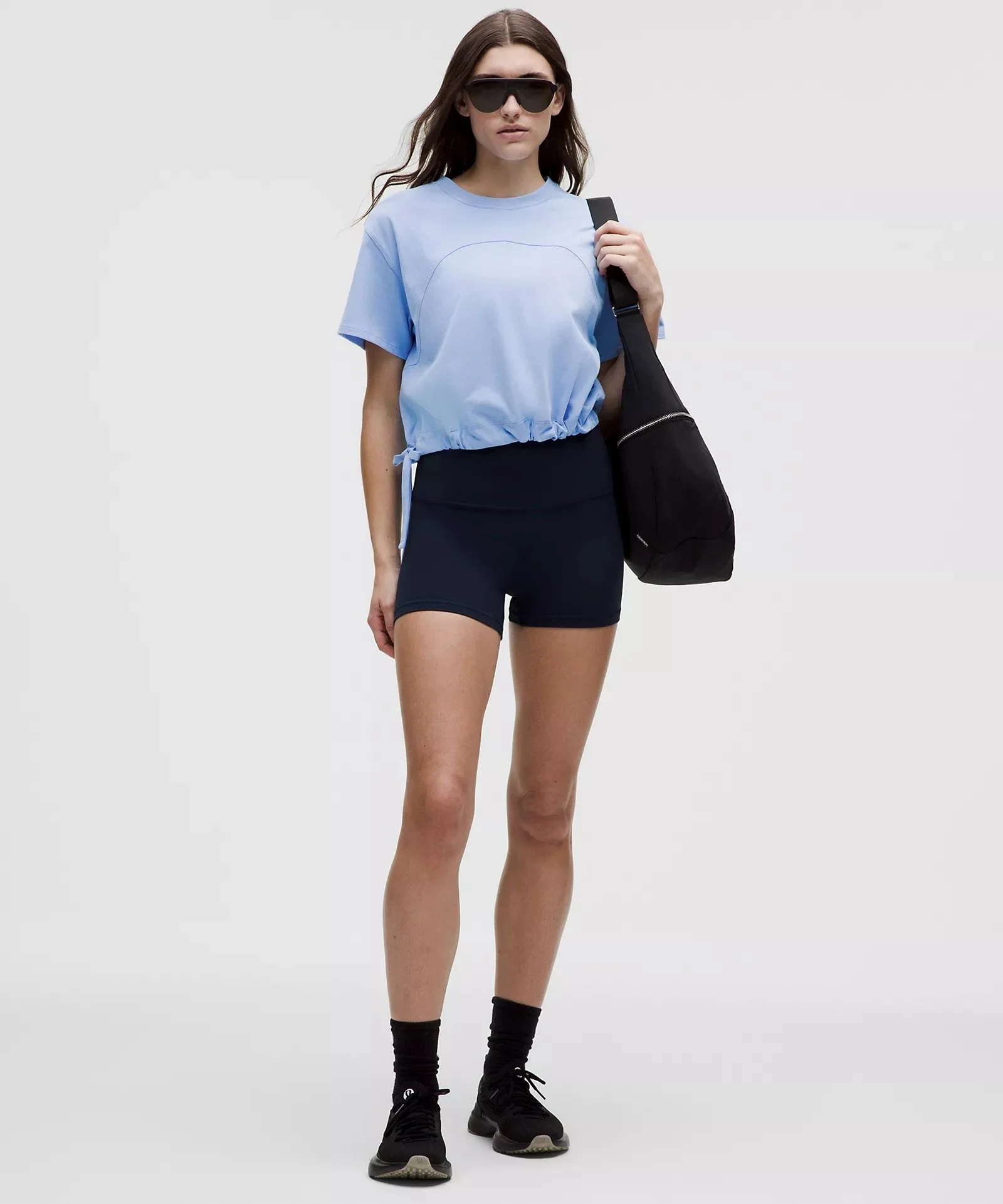 Cinch-Hem Heavyweight Cotton T-Shirt