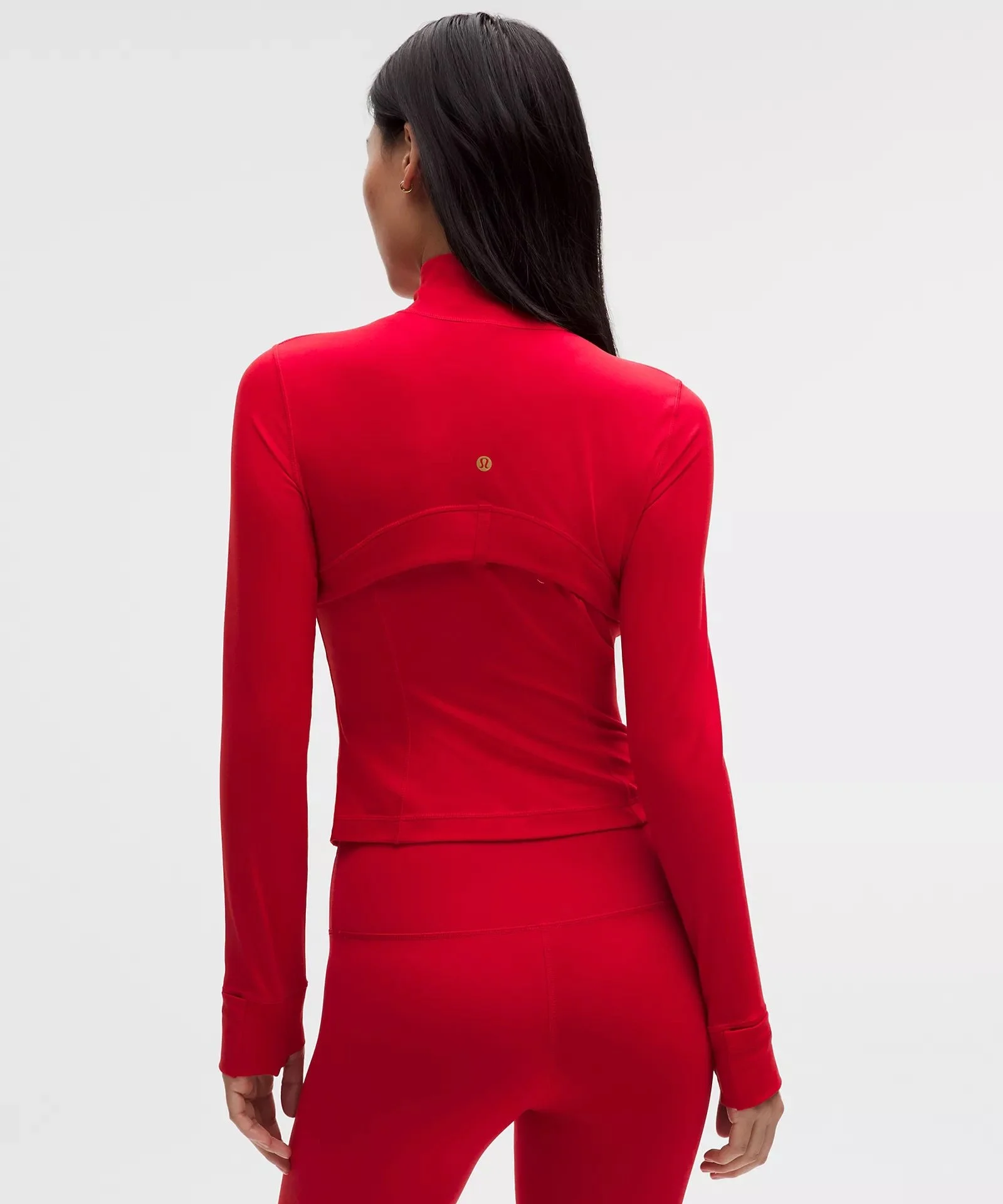 Define Cropped Jacket Nulu Oxford Red