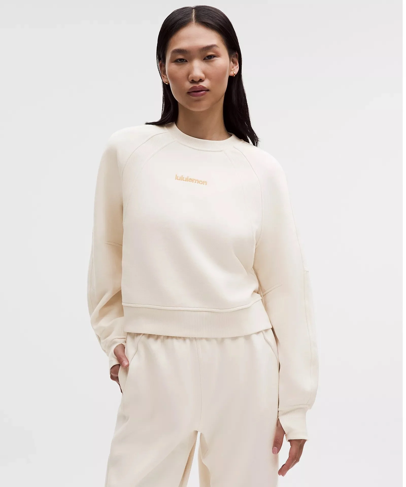 Scuba Oversized Pullover Light Ivory
