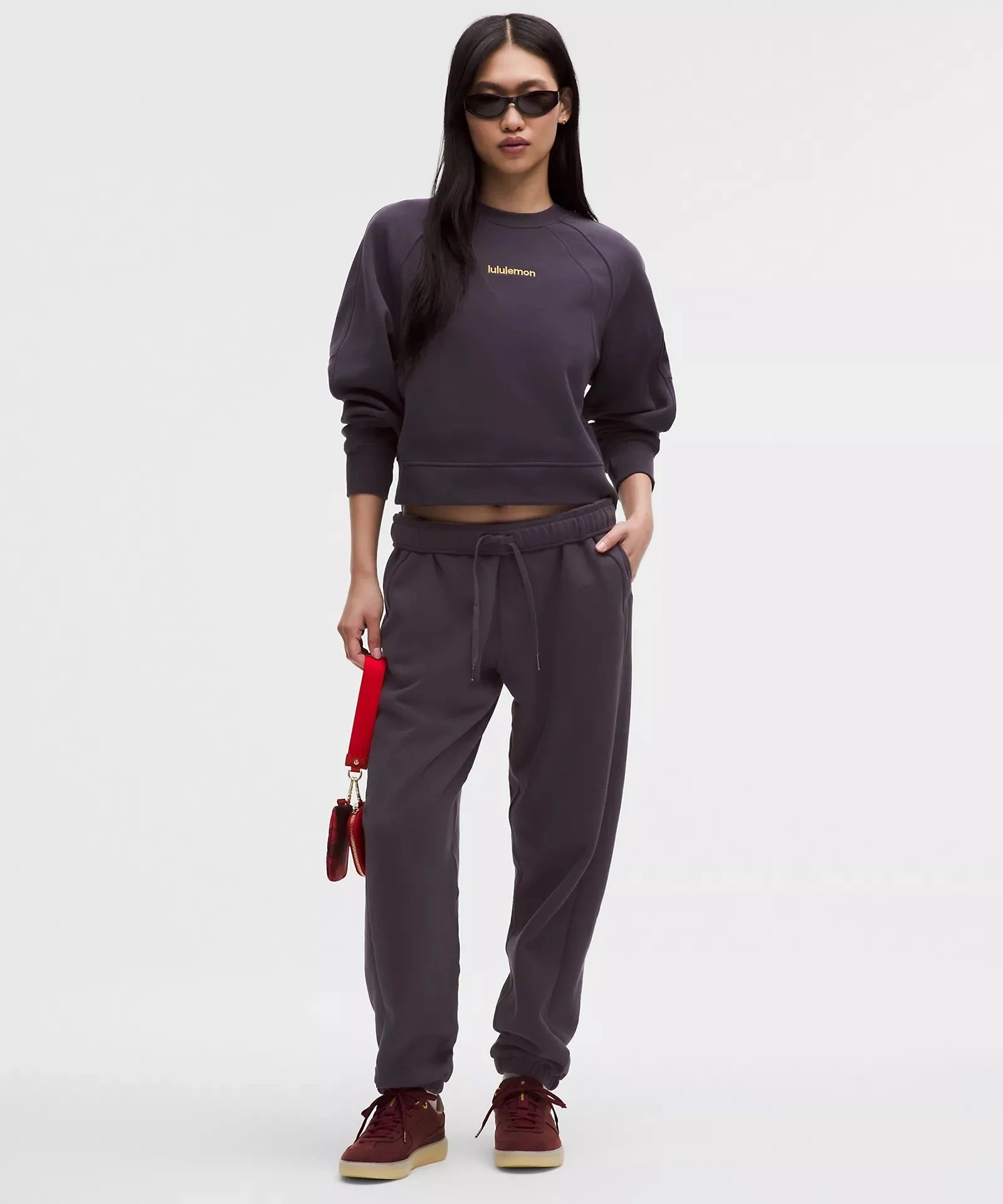 Scuba Mid-Rise Oversized Jogger Atmospheric Purple