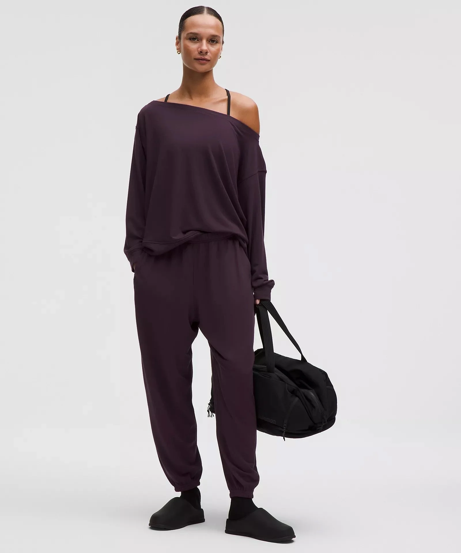 BeCalm Oversized Mid-Rise Pant