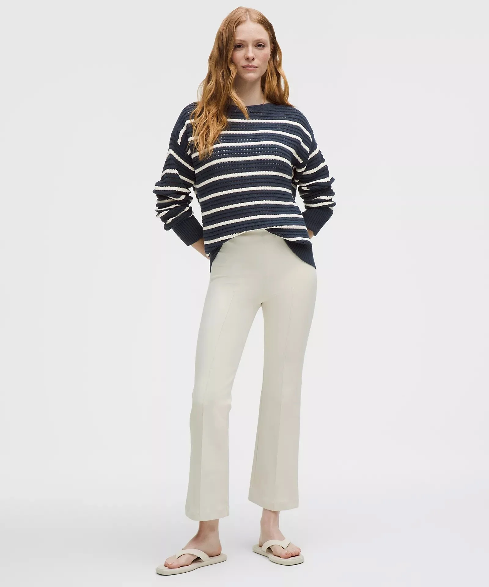 Cotton Crochet Pullover