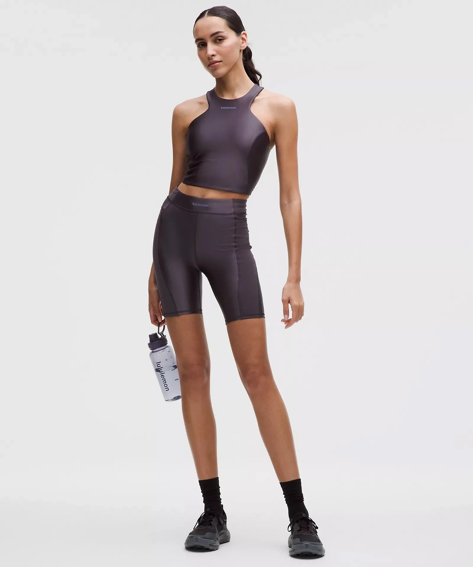 Satin Shine Tank Top Wordmark