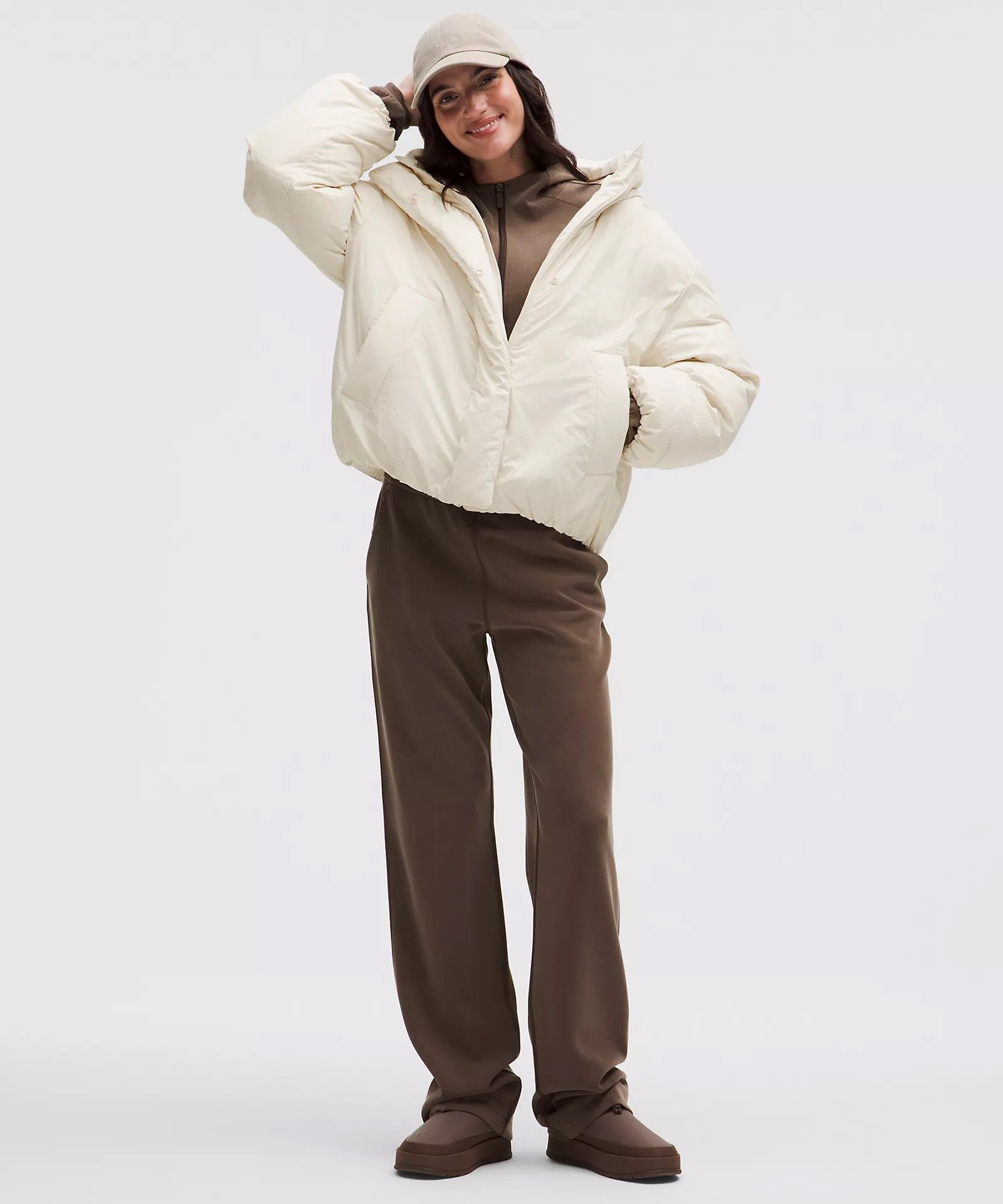 Bubble-Hem 600-Down-Fill Puffer Jacket