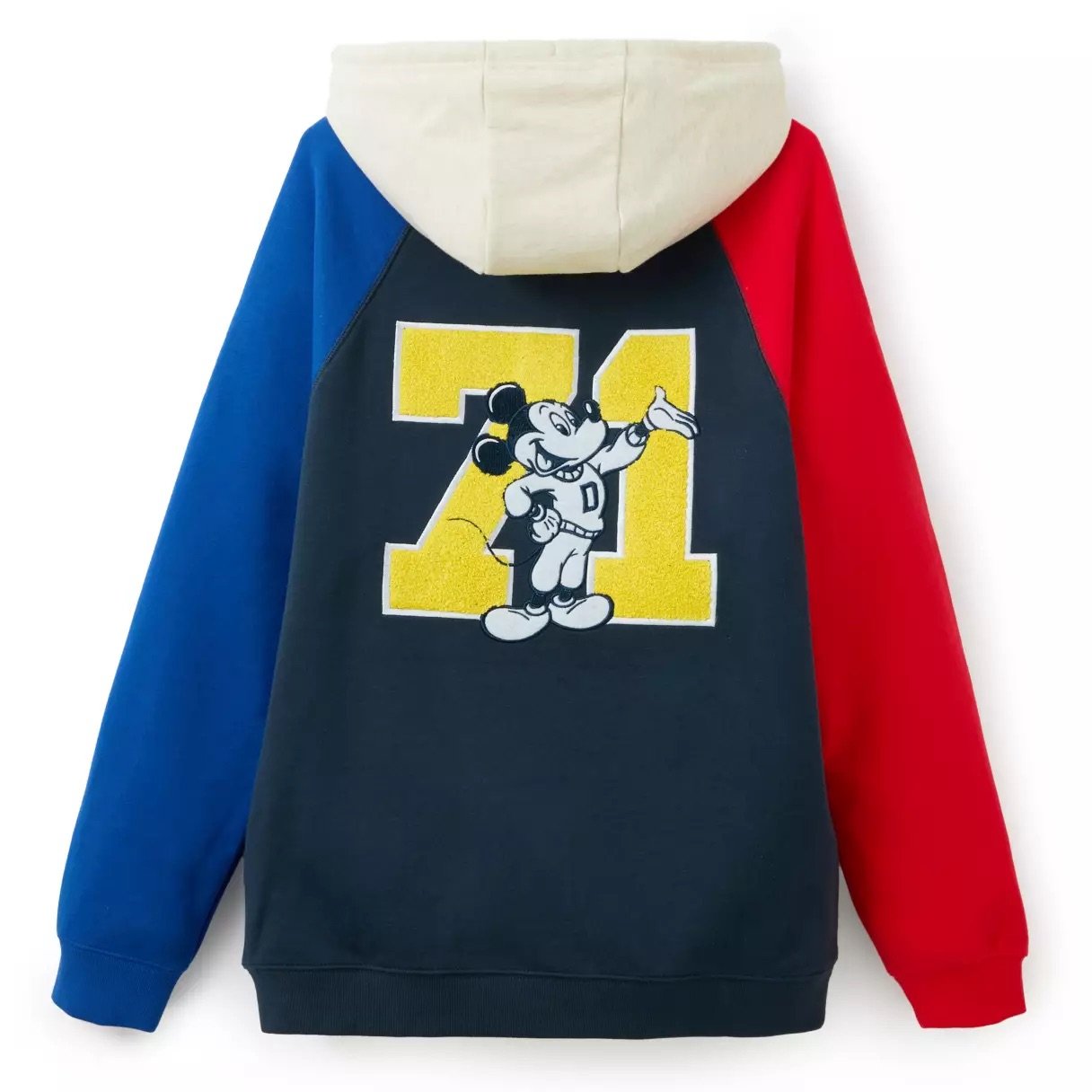 Mickey Collegiate Henley Hoodie