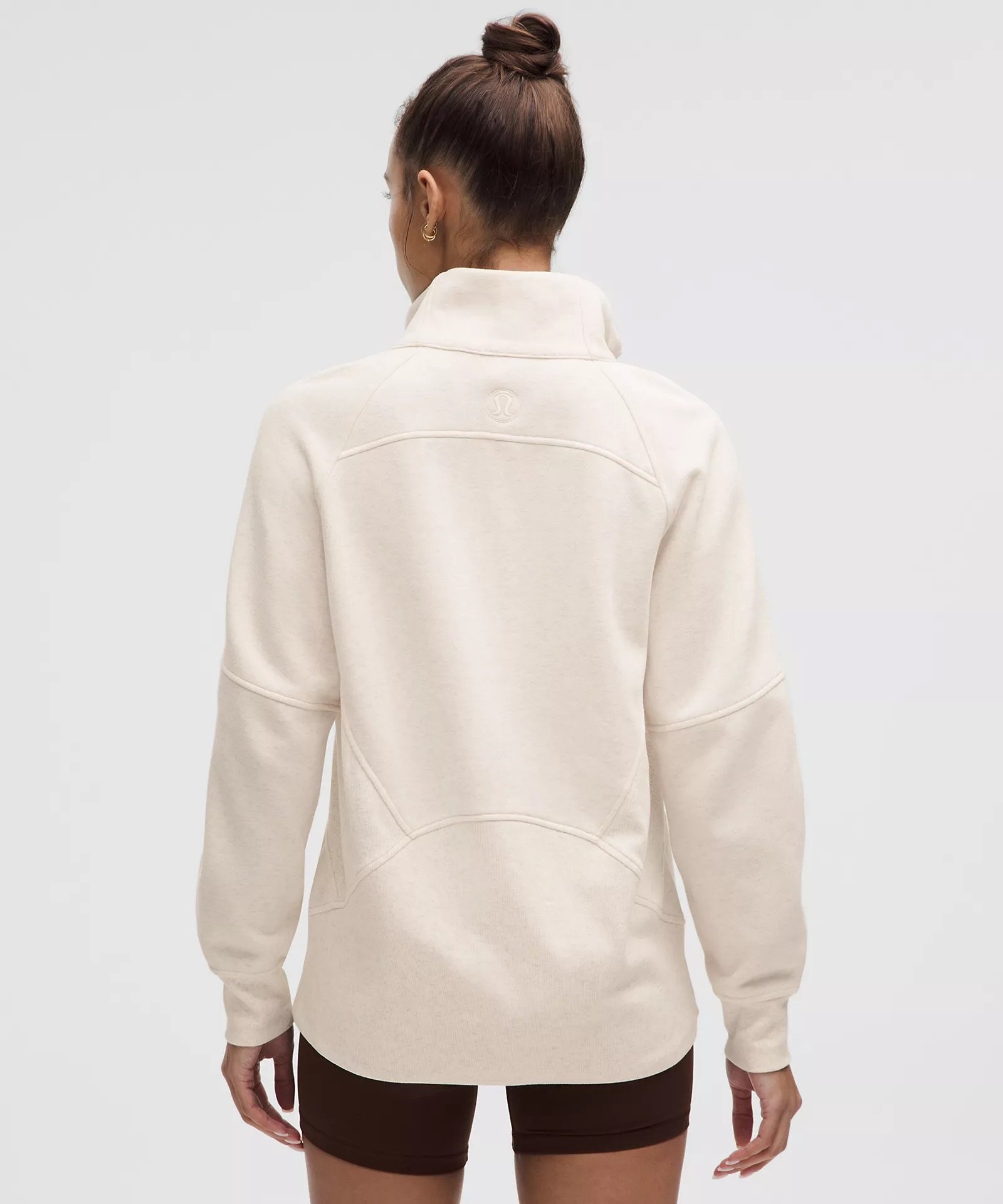 Scuba Oversized Funnel-Neck Half Zip