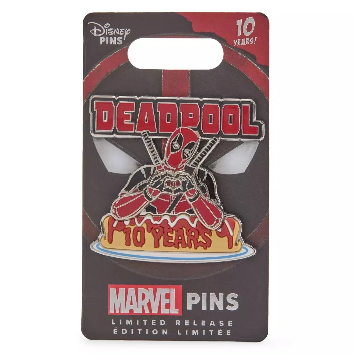 Deadpool 10th Anniversary Pin